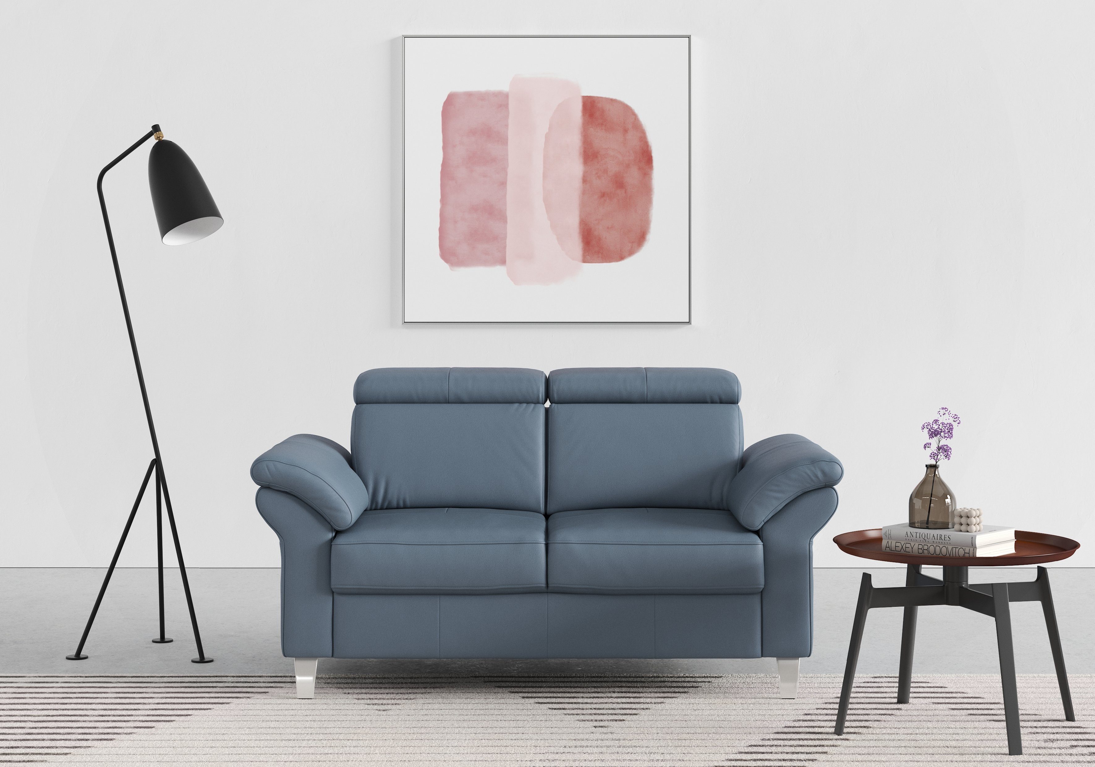 sit&more 2-Sitzer Arngast, inklusive Federkern und Kopfteilverstellung