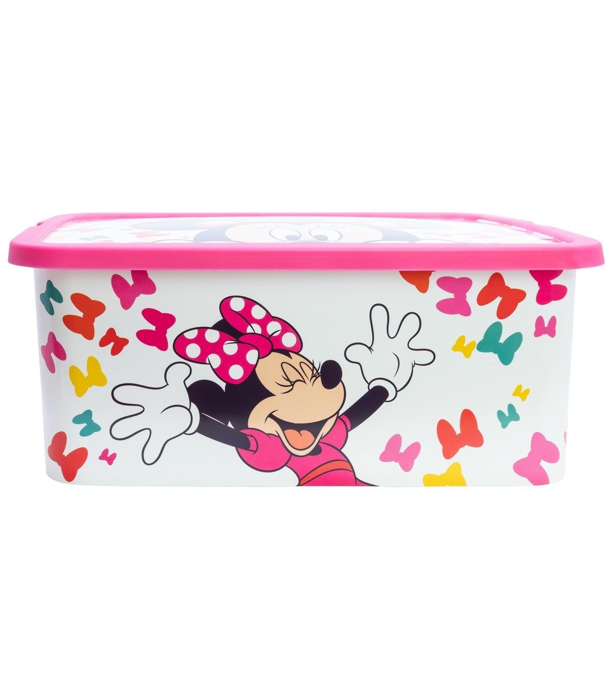 Disney Minnie Mouse Aufbewahrungsbox 13 l Kinderzimmer Box für Spielzeug – Bild 4 von 4