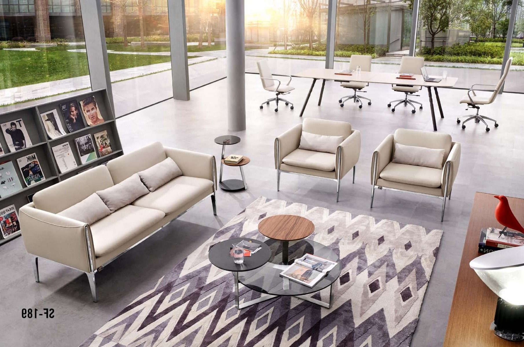 Xlmoebel 3-Sitzer Kunstleder 3-Sitzer Couch modern Schwarz, 2 Teile, Made in Europa