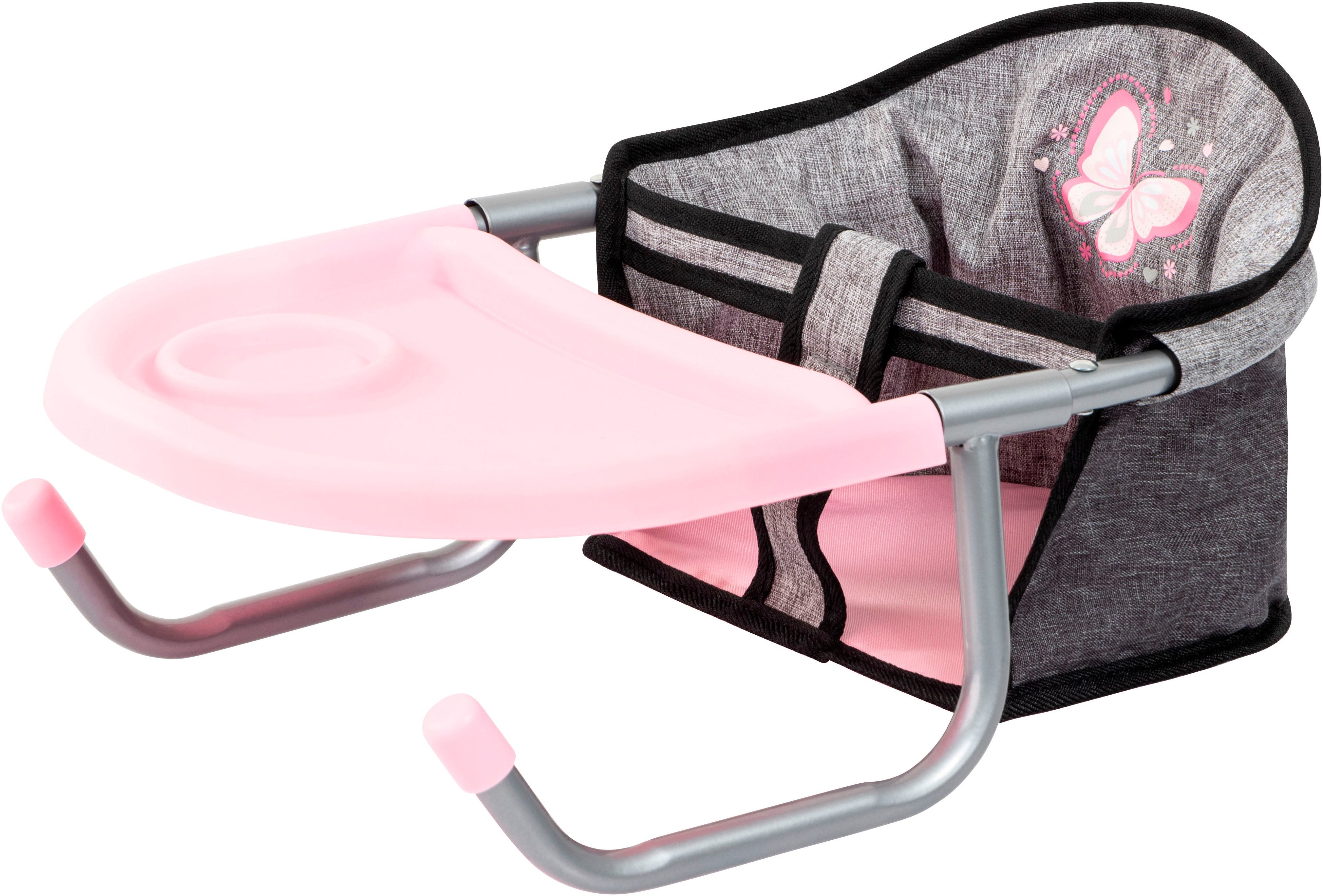 Bayer Мебель для кукол Puppen-Tischsitz grau/rosa