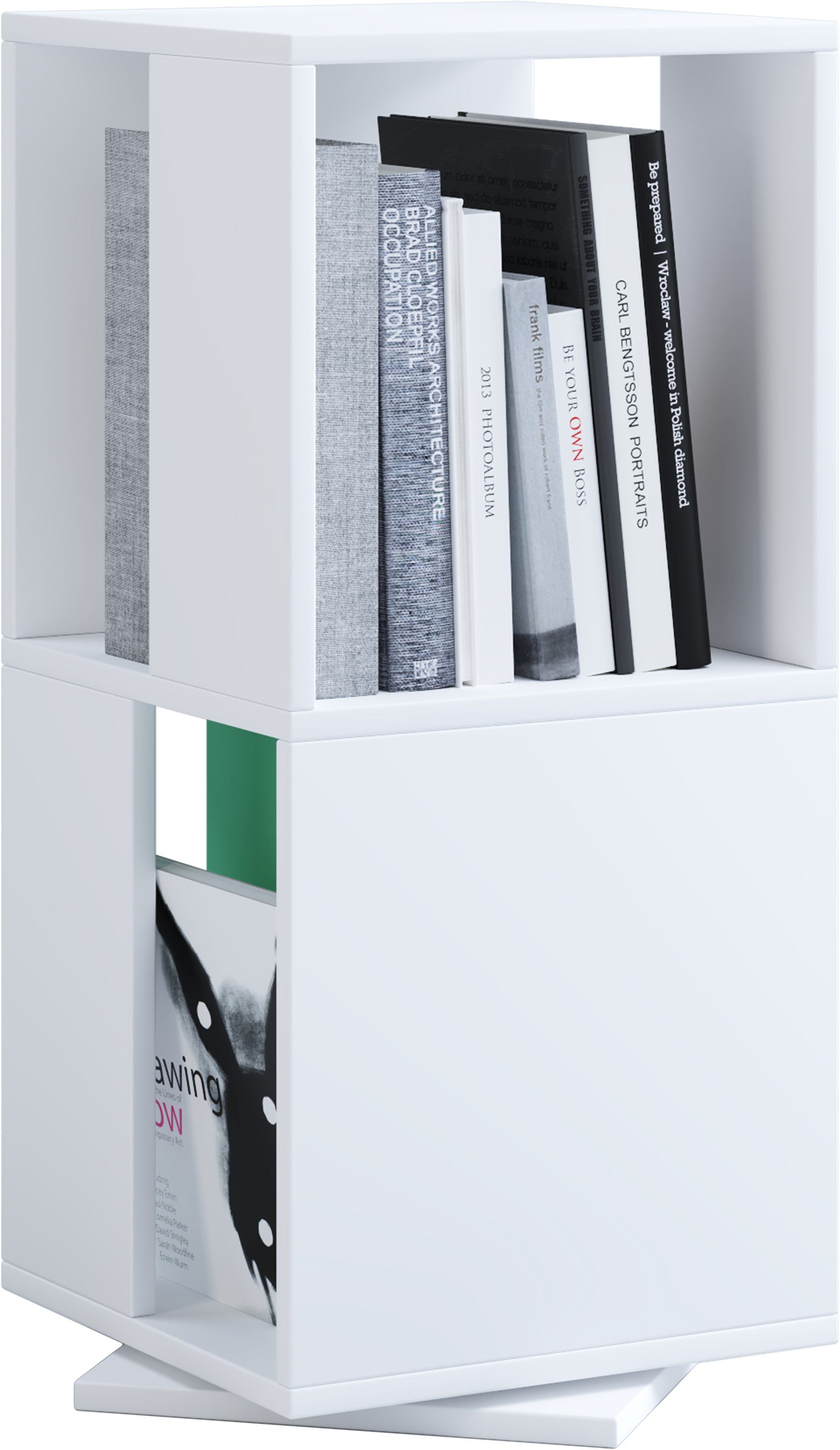 VCM Standregal Holz Regal Büroregal Aktenregal drehbar Stifta L günstig online kaufen