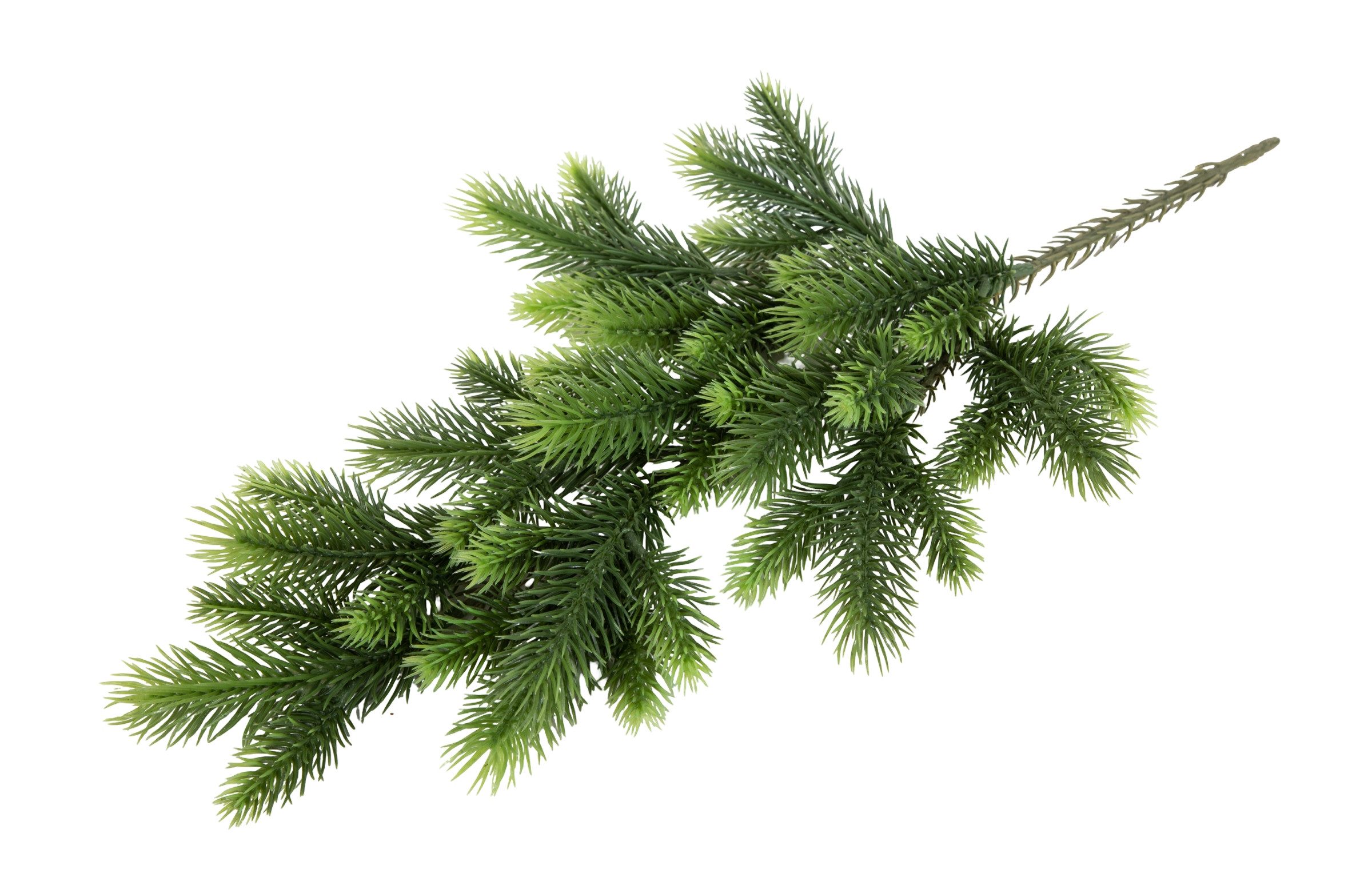 Kunstzweig Künstlicher Tannenzweig 50cm -39 Spitzen- DA Kunsttanne Kunststo günstig online kaufen