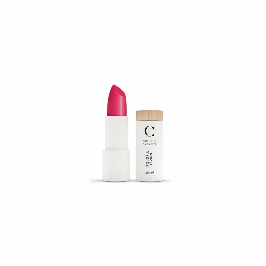 Couleur Caramel Lippenstift – Farbe 502 Flash Rose, 1 Stück, Natürliche Kosmetik