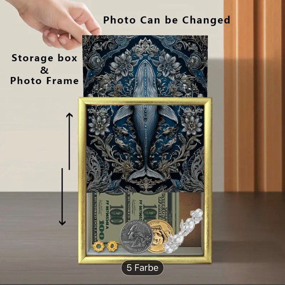 little dove Bild mit Rahmen Münzhalter, Aufbewahrungsbox, Bilderrahmen, Sparbüchse