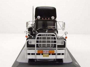 ixo Models Modellauto Mack R-Series Zugmaschine mit Kabine und Rammschutz 1966 schwarz R.D., Maßstab 1:43