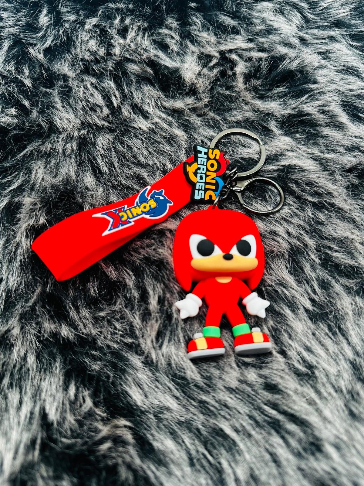soma Schlüsselanhänger Schlüsselanhänger Sonic the Hedgehog 7cm Geschenk Cartoon rot (1-tlg), Schlüsselanhänger Haustierschlüsselanhänger Geschenk Hund Frau Herren