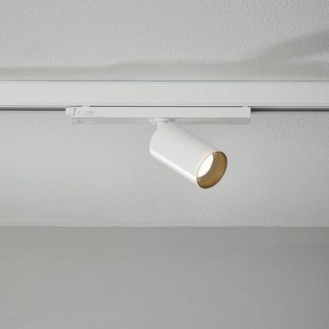 Arcchio Schienensystem-Leuchten Tamoo, 25 cm, Modern, Aluminium, Polycarbonat, weiß, inkl. Leuchtmittel