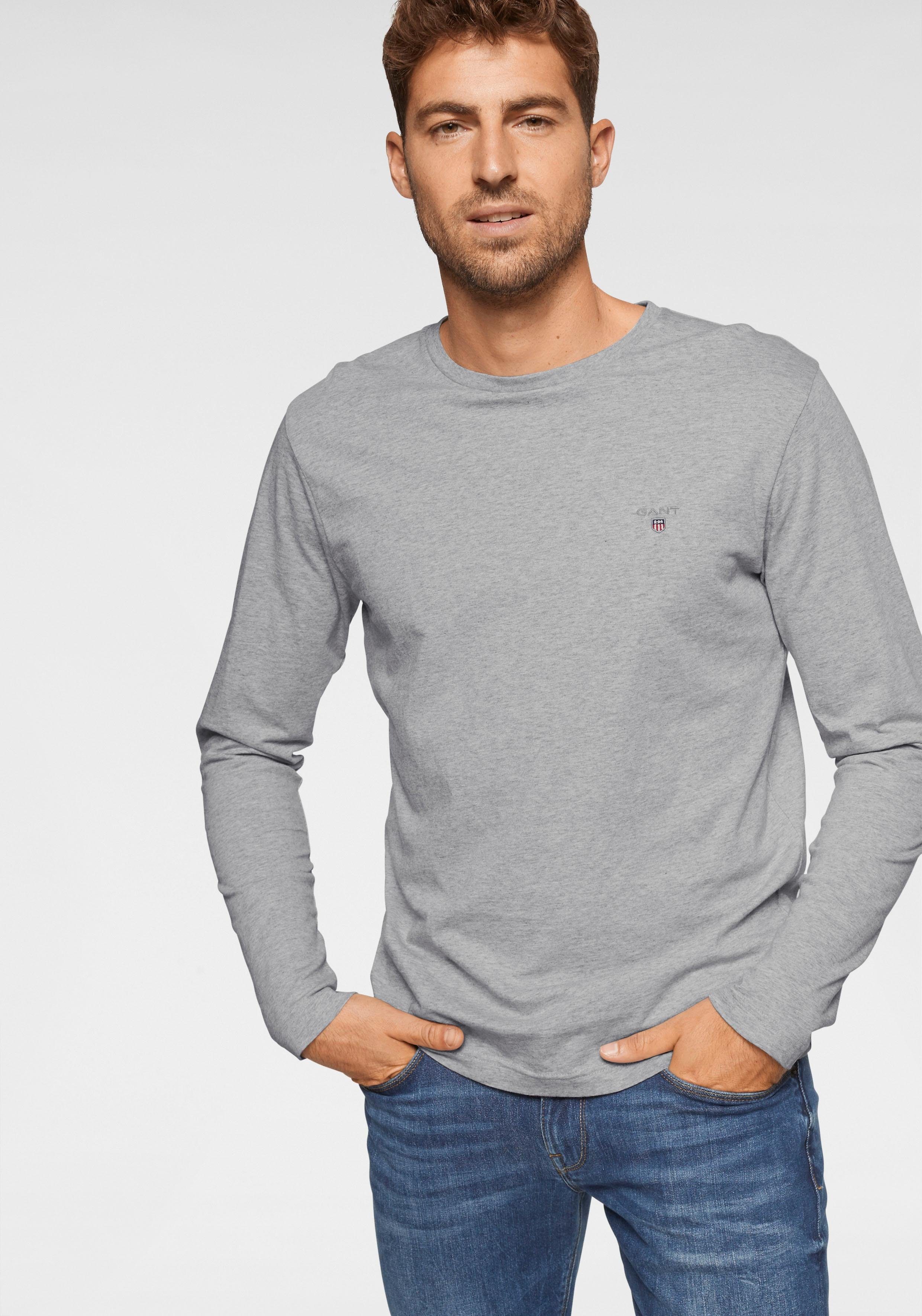 Gant Langarmshirt »Regular-fit« Tragangenehme Baumwollqualität online  kaufen | OTTO