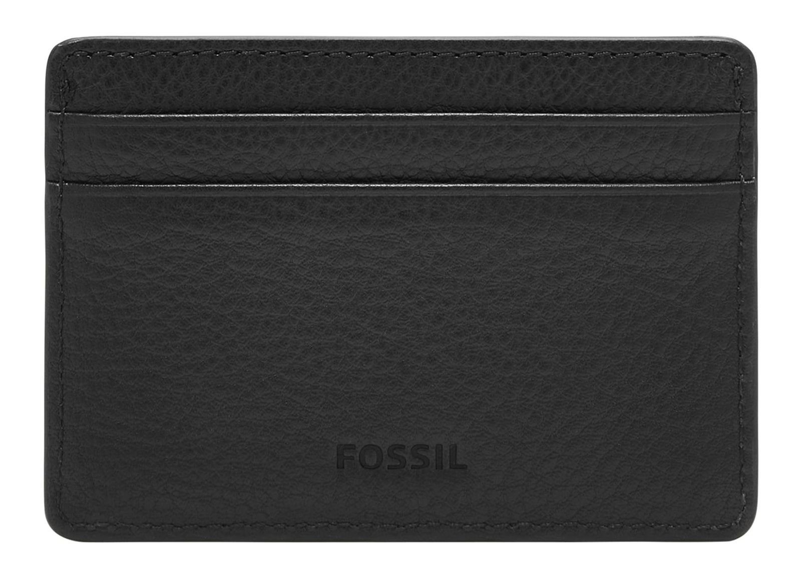 Fossil Kartenetui Steven, aus echtem Leder