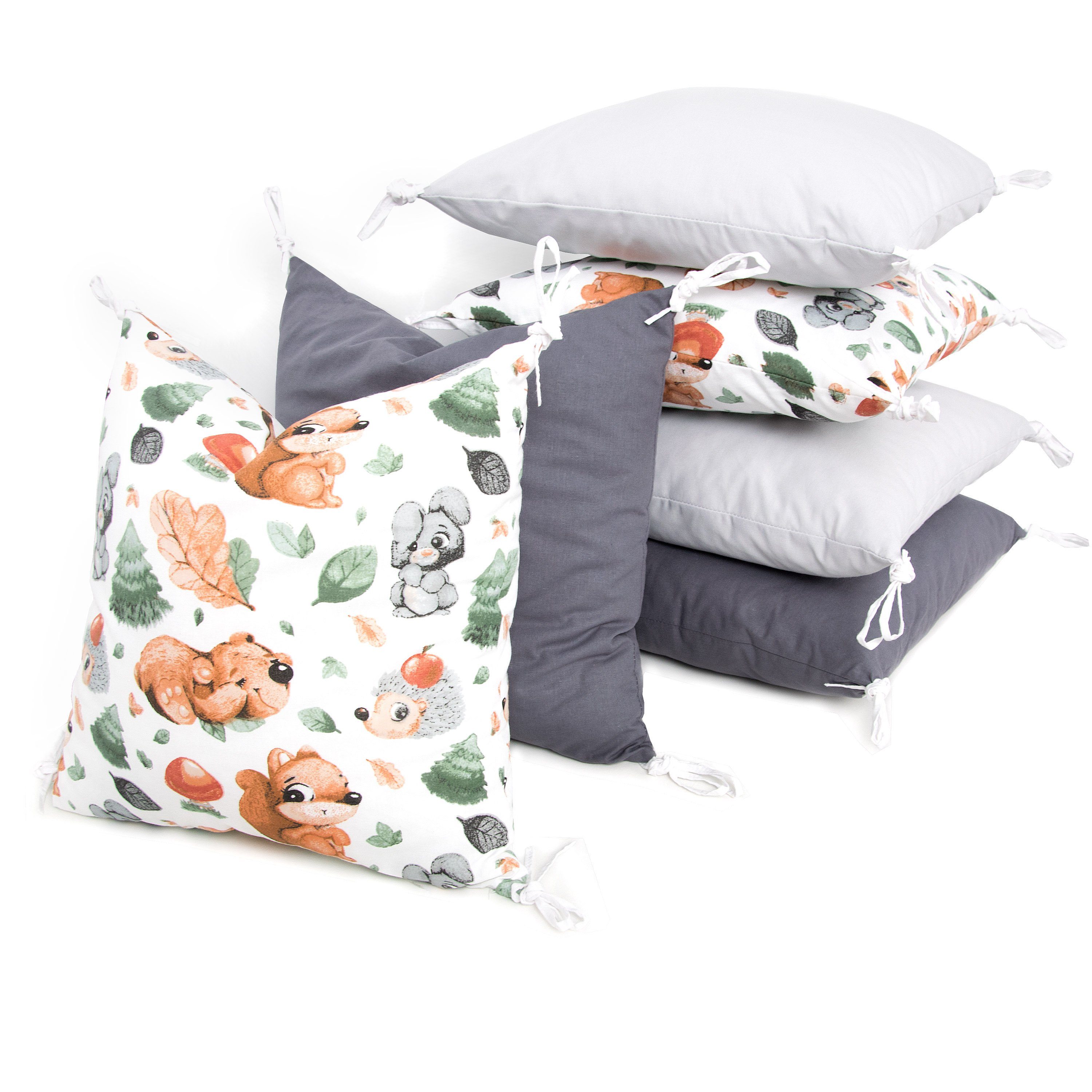 Amilian Bettnestchen 210 cm (6 Polster ca. 35 x 35 cm) Bettumrandung - Umra günstig online kaufen