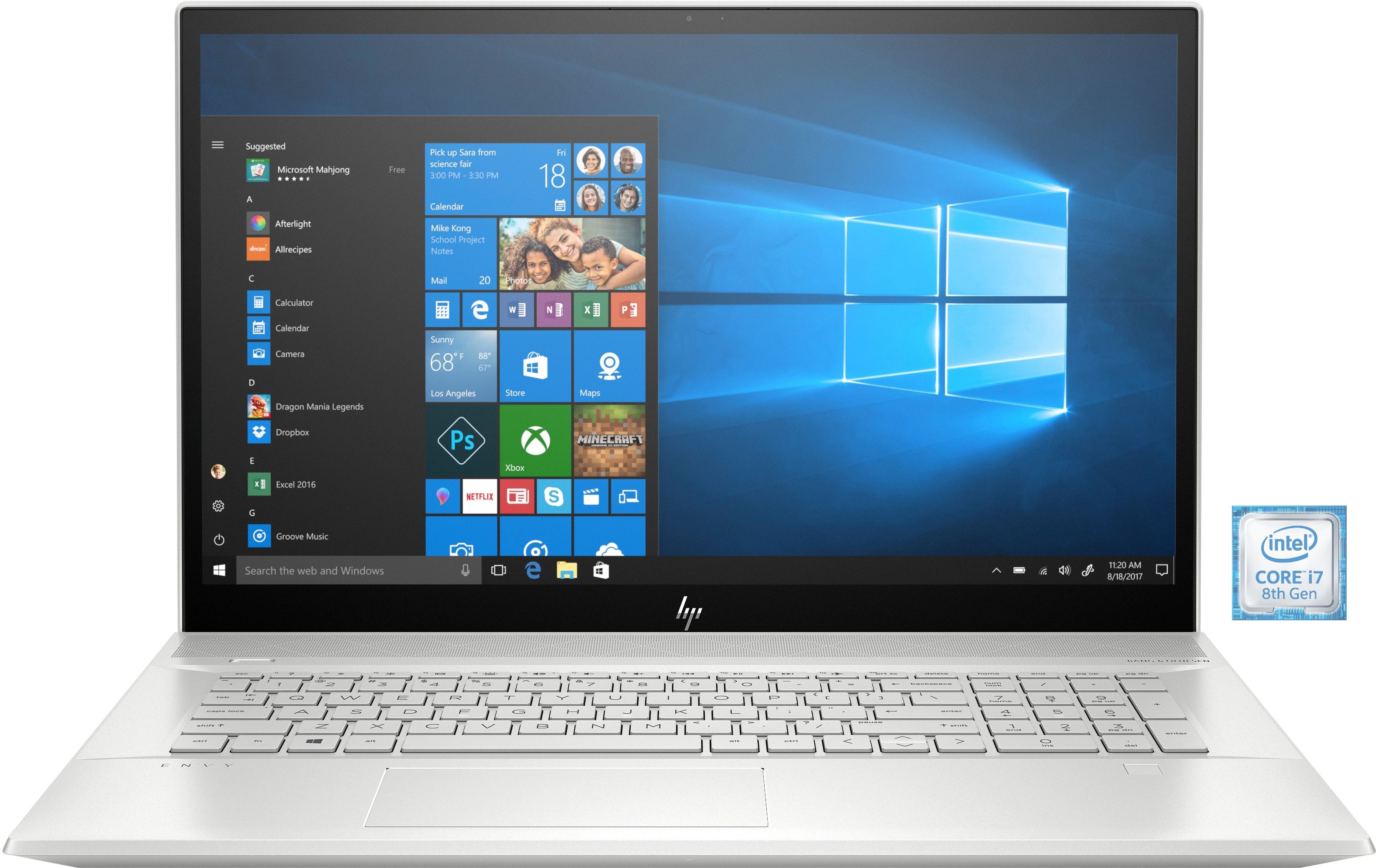 HP ENVY 17-ce0002ng Notebook »43,9 cm (17,3") Intel Core i7,256 GB + 1 ...