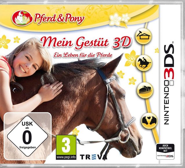 Mein Gestüt 3D - Ein Leben Für Die Pferde Nintendo 3DS, Software Pyramide