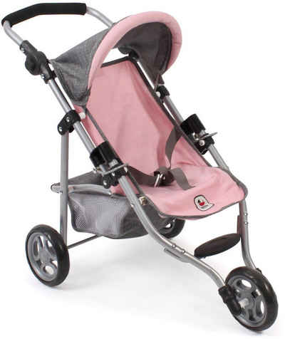 Puppenwagen Stroller Puppenkarre Jeans Pink Bayer Chic 2000 Puppenbuggy Roma 