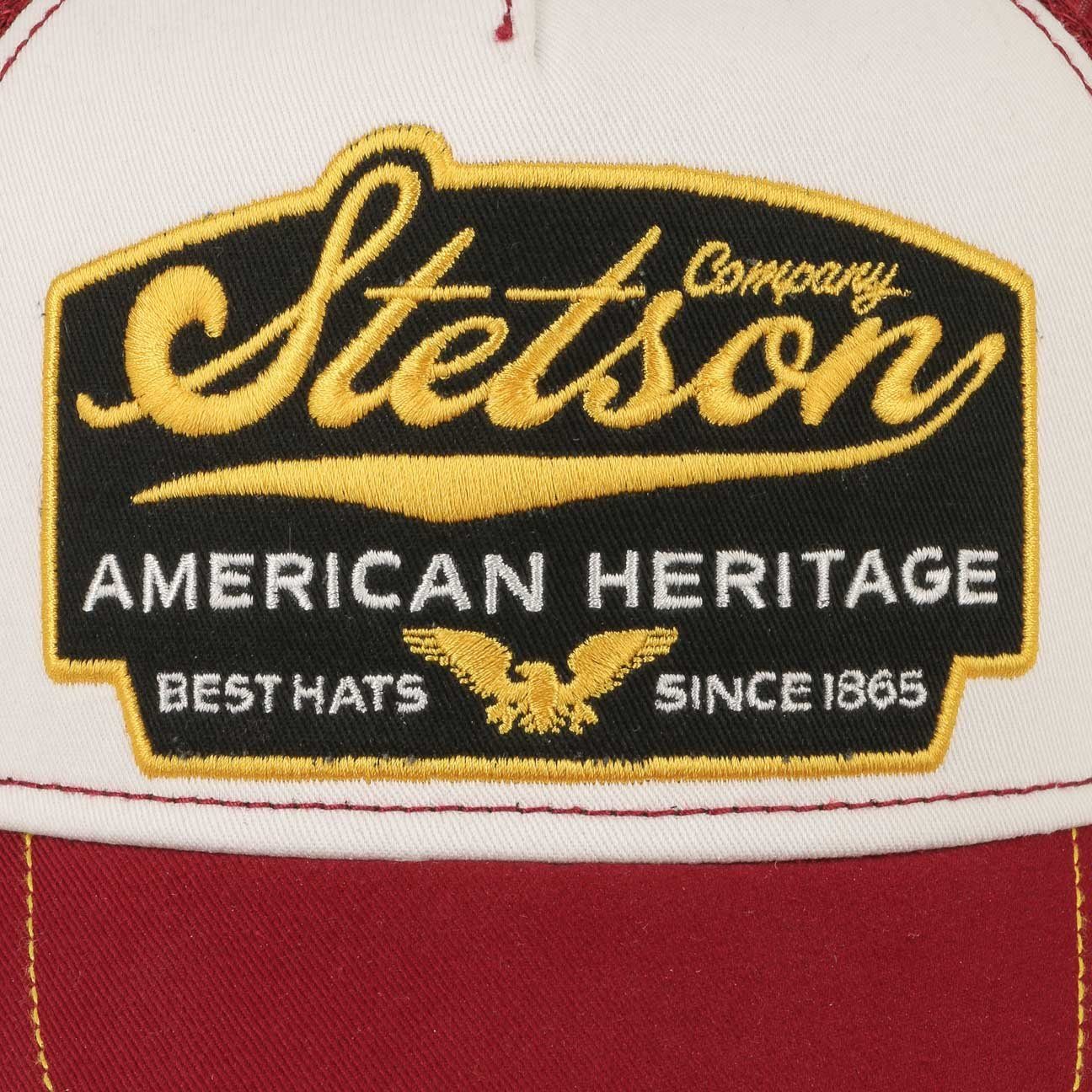 Stetson Trucker Cap (1-St) bordeaux Snapback Basecap