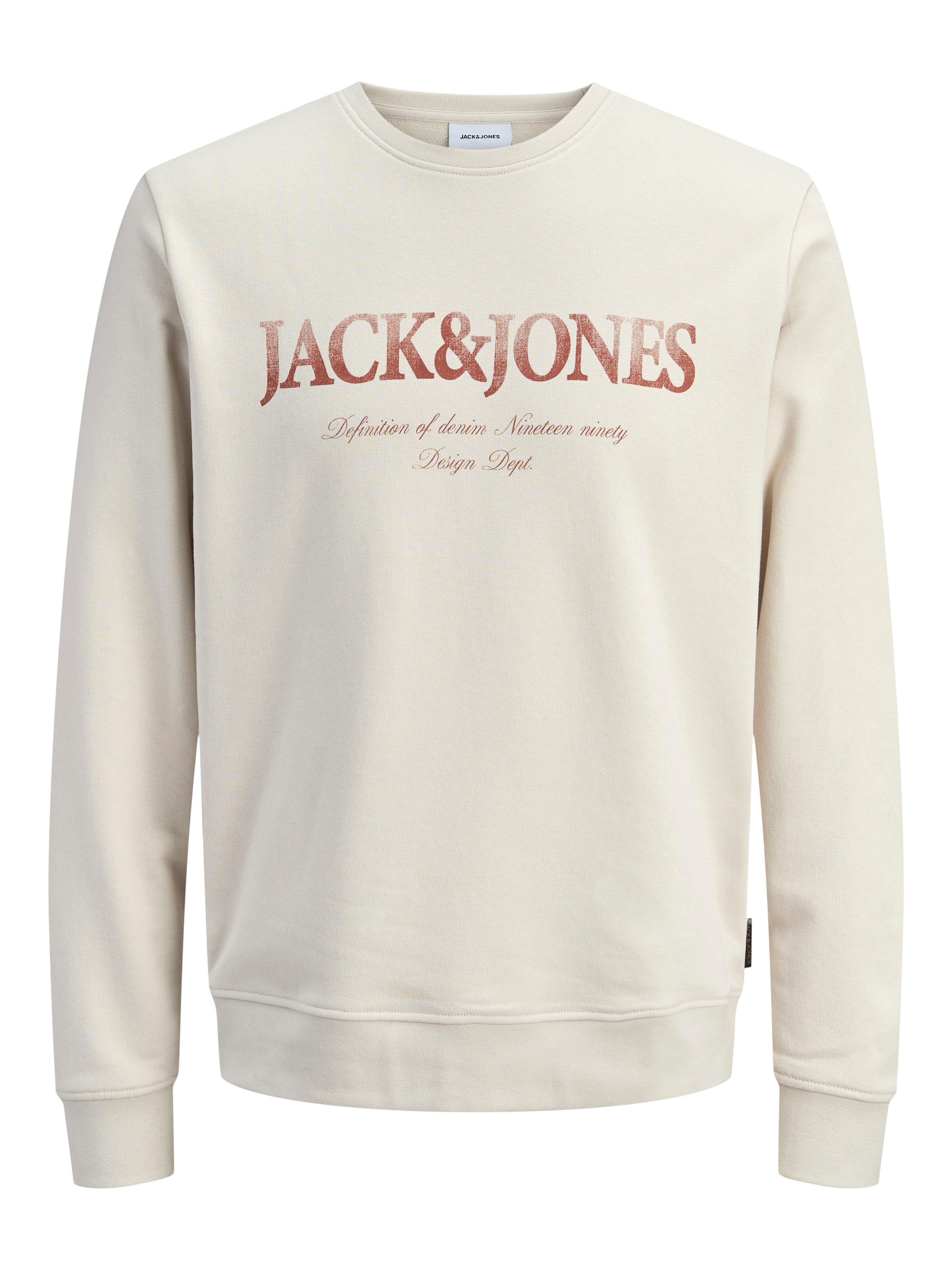 Sweatshirt JJDEVIN DAYTONA PRINT SWEAT CREW NECK