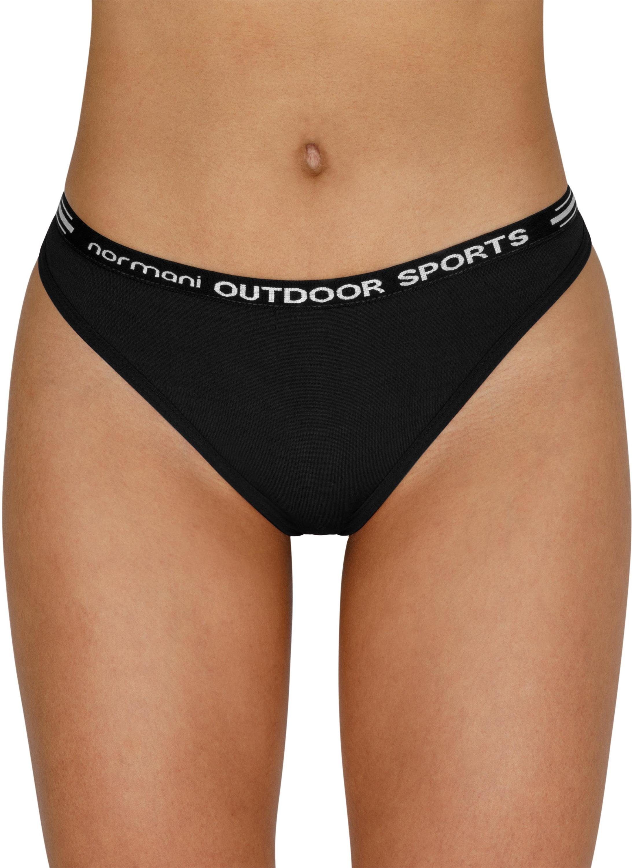normani Tanga 2er Pack Damen Merino Tanga Dubbo (1-St) Unterhose String Merinounterwäsche Sport Outdoor