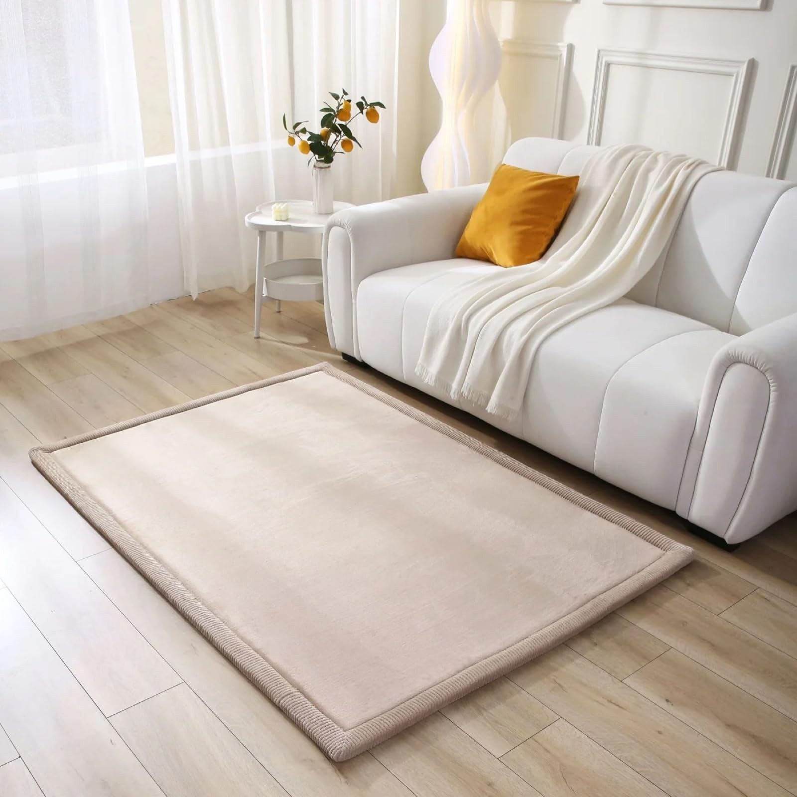 Hakuna Matte Spielmatte Baby 170 x 120 x2,5cm, Teppich für Kinderzimmer mit Memory-Schaum