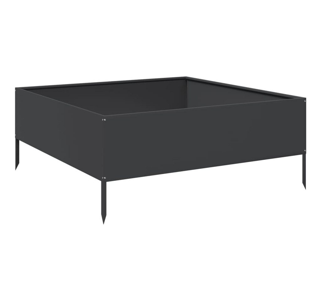Thumbnail - vidaXL Hochbeet, Hochbeet Schwarz 100x100x25 cm Stahl