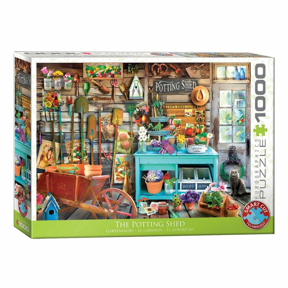 Gartenlaube, Puzzle EUROGRAPHICS Puzzleteile 1000