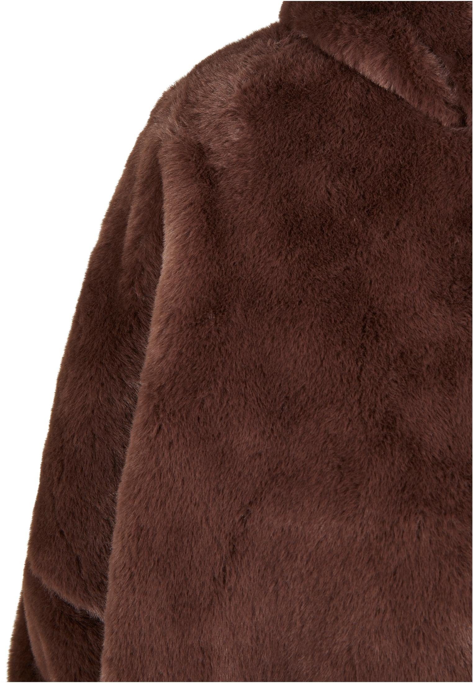 Fubu Sommerjacke Signature Damen Rhinestone (1-St) Fur Jacket brown FW224-022-1