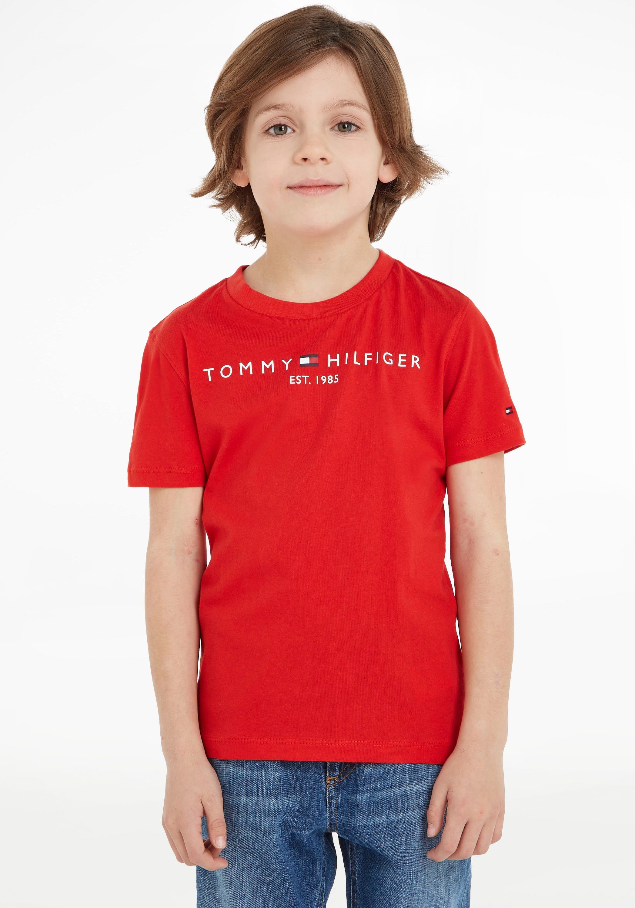 Tommy Hilfiger und TEE Jungen für Mädchen ESSENTIAL T-Shirt