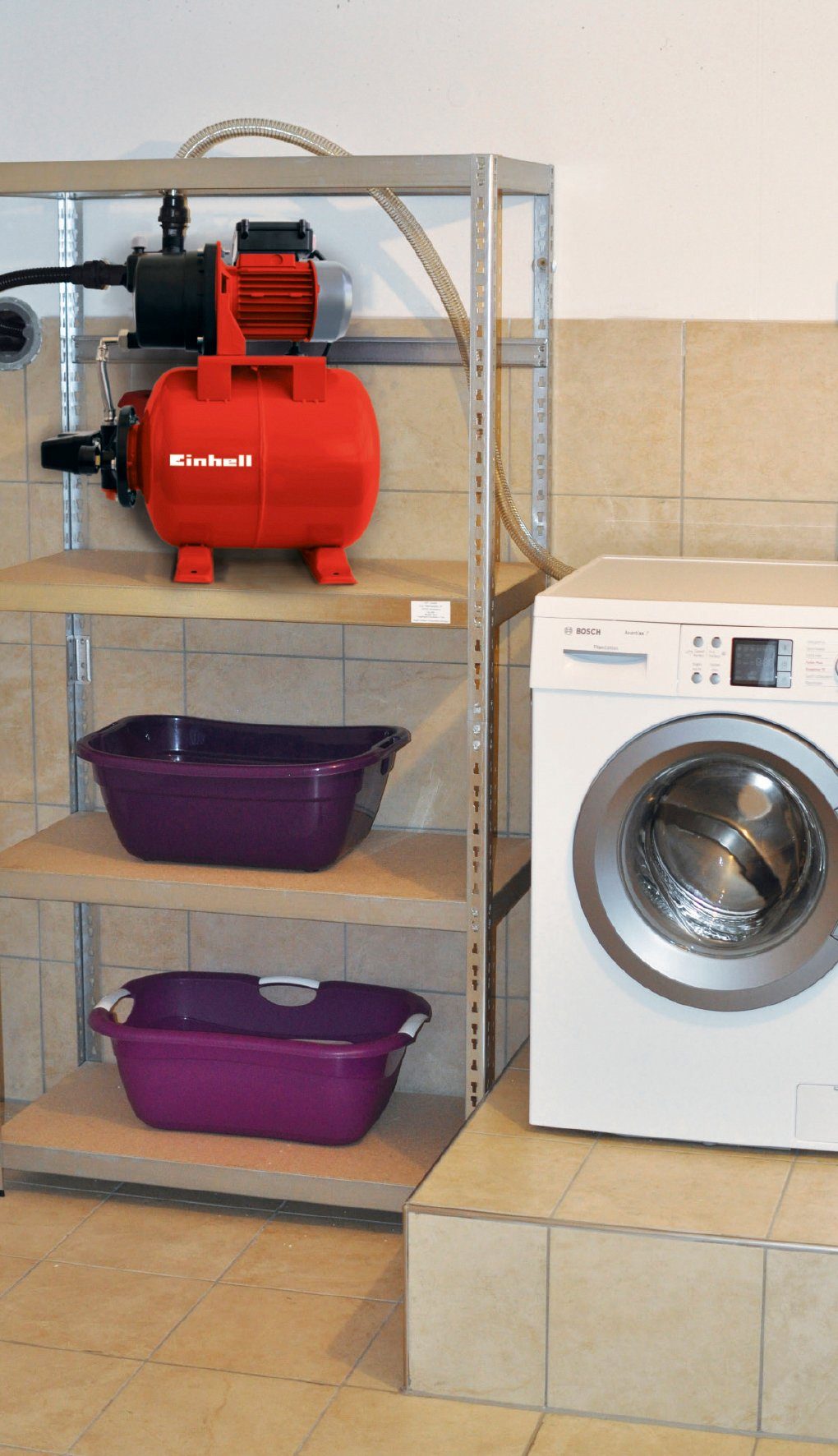 Einhell Hauswasserwerk GC-WW 6538, 3.800 l/h max. Fördermenge