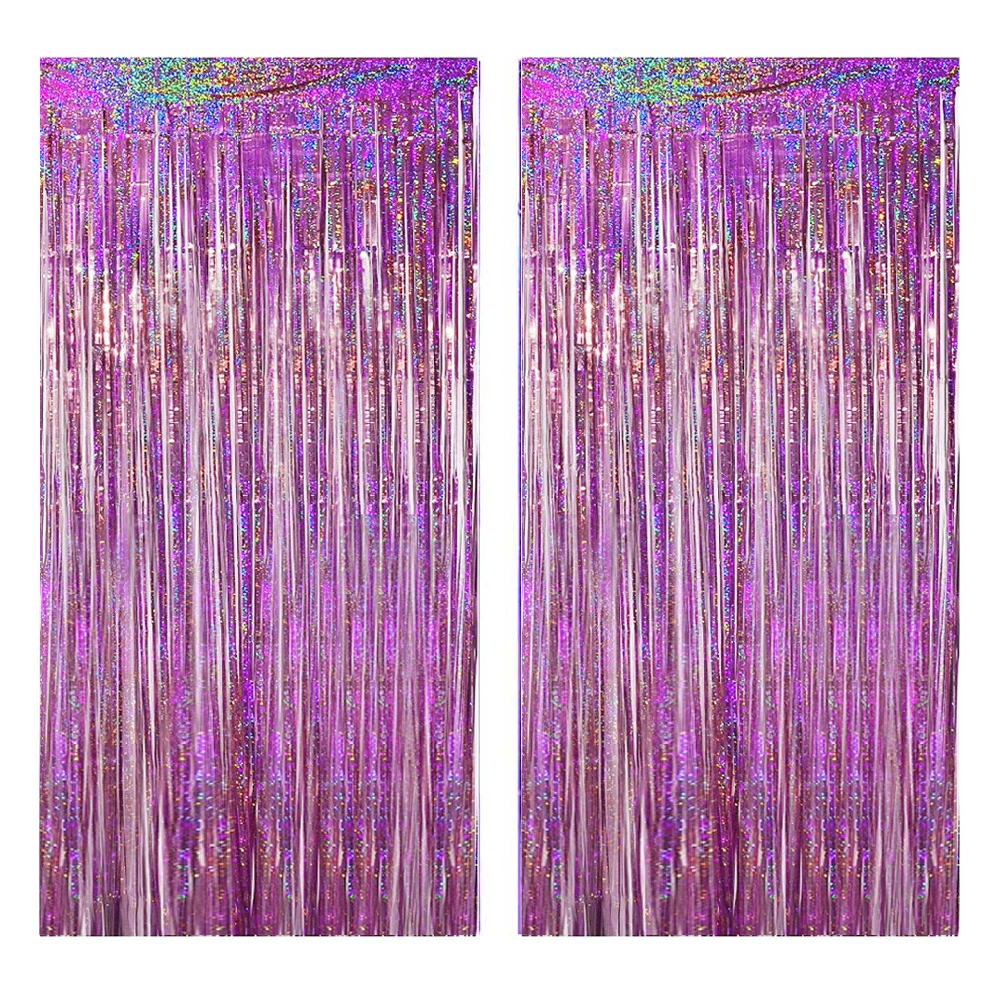 Tende A Lamelle Glitter Oro | 5 Pezzi | Decorazioni Feste E Eventi | Atmosfera Brillante