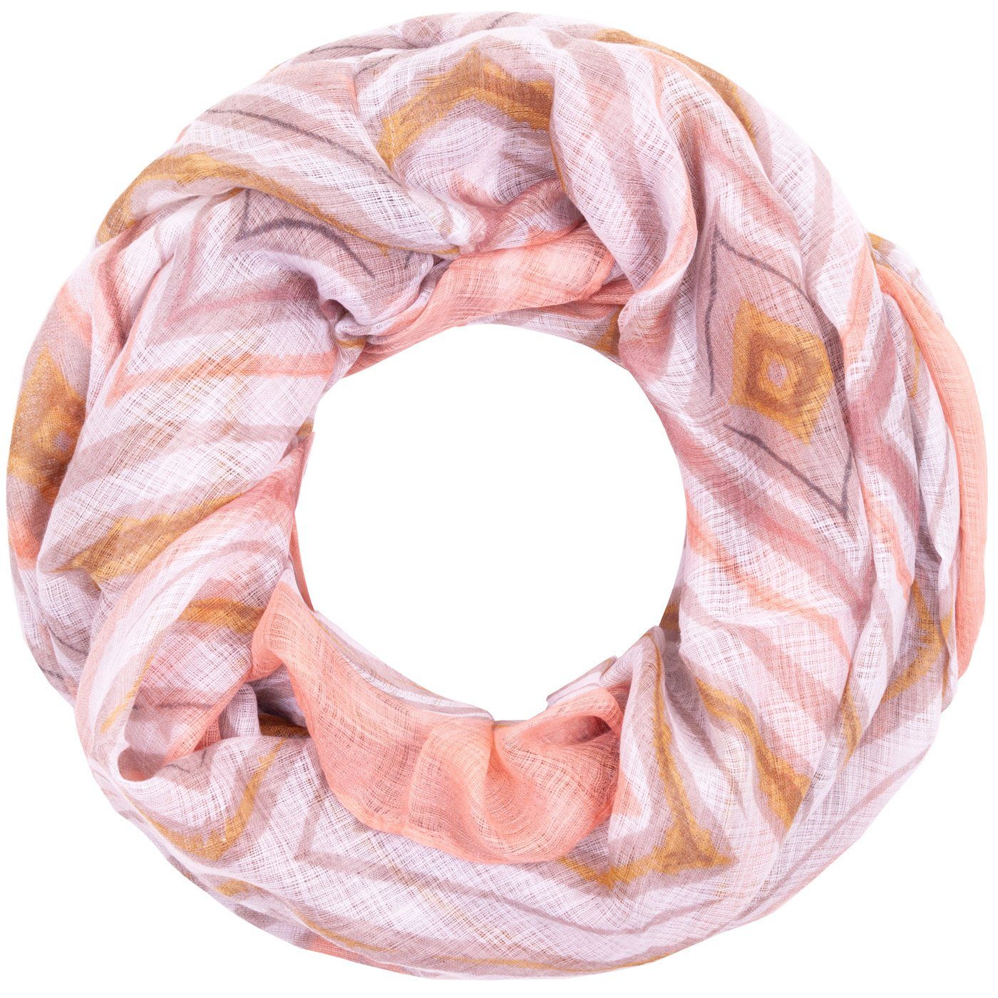 Faera Loop, Damen Schal gemustert weicher günstig online kaufen