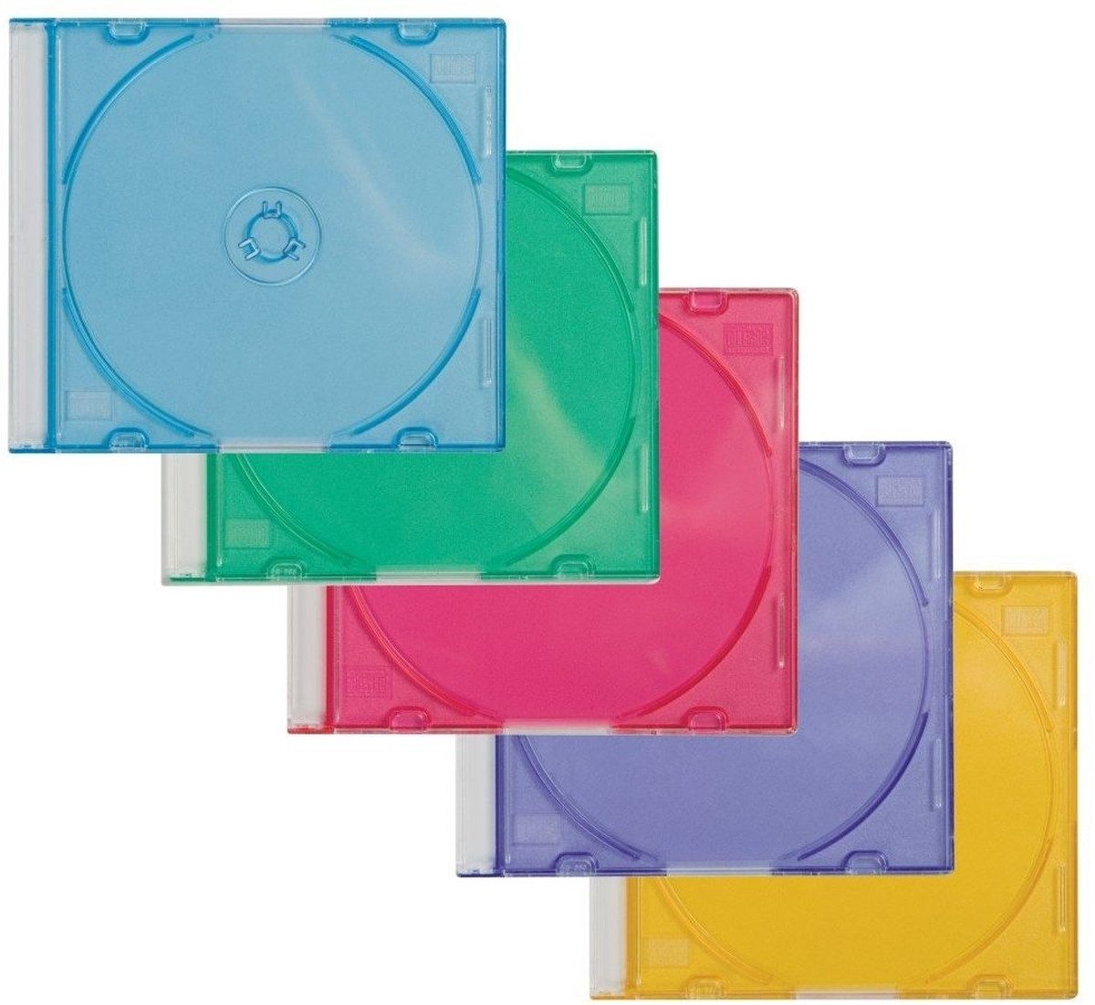 Connect Aufbewahrungsbox CD-Hülle Slim Line farbig günstig online kaufen