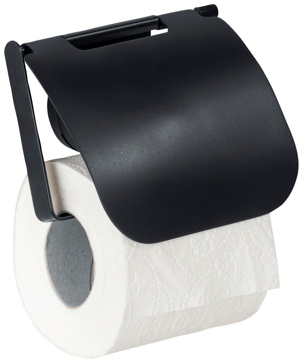 ohne Bohren Pavia, Toilettenpapierhalter mit Static-Loc® Plus WENKO Deckel, Befestigen