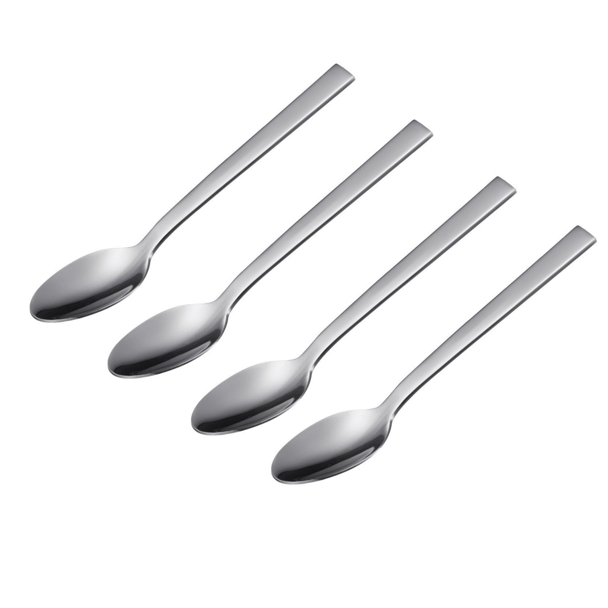 Thiru Кофейная ложка 4er Set aus rostfreiem Edelstahl 18/10 mit polierter Oberfläche, 4er Set