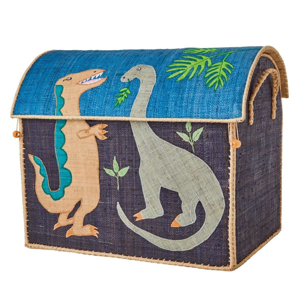 rice Aufbewahrungskorb Landhauskorb groß Raffia-Bast Deko günstig online kaufen