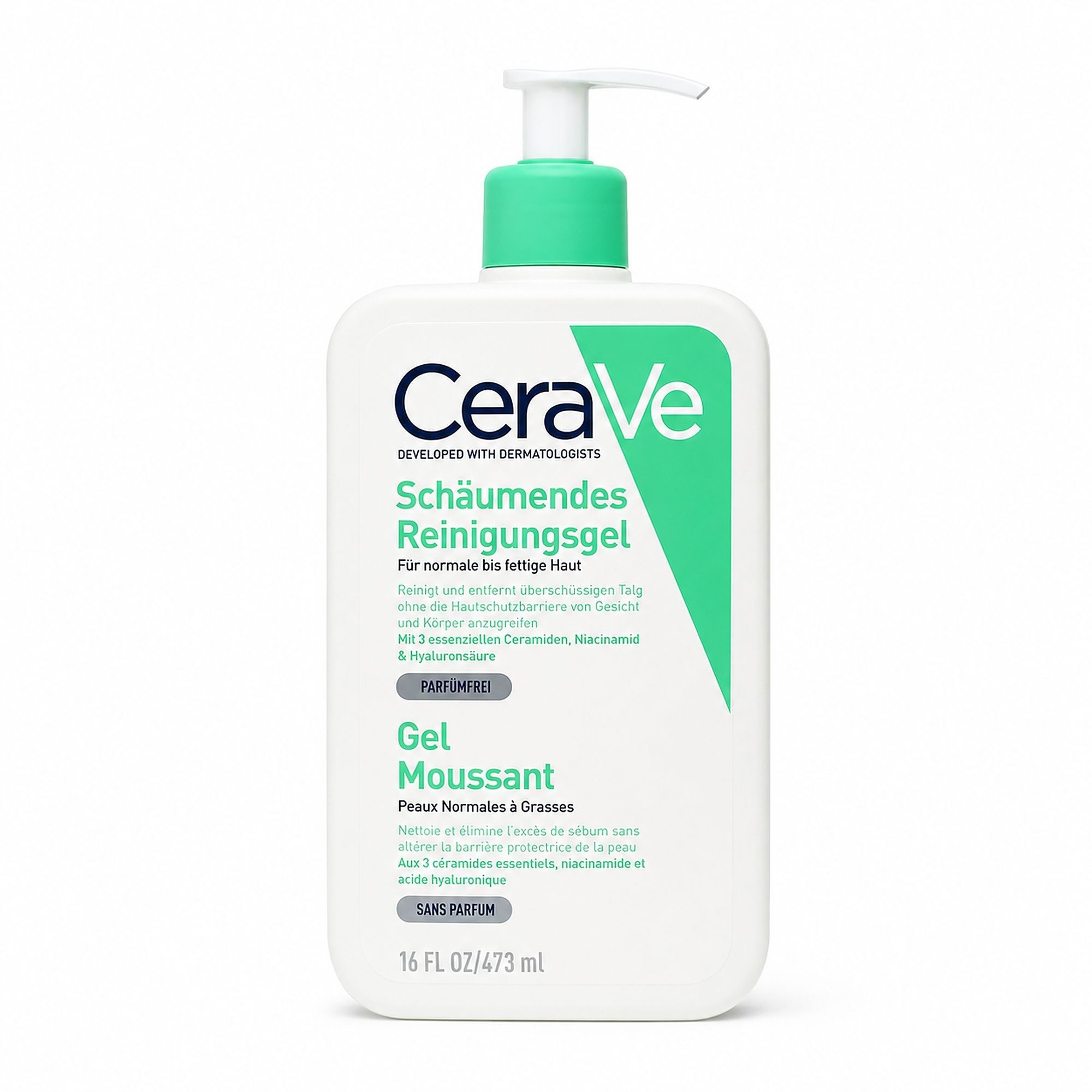 CeraVe Duschgel CERAVE schäumendes Reinigungsgel 473ml PZN 14017524