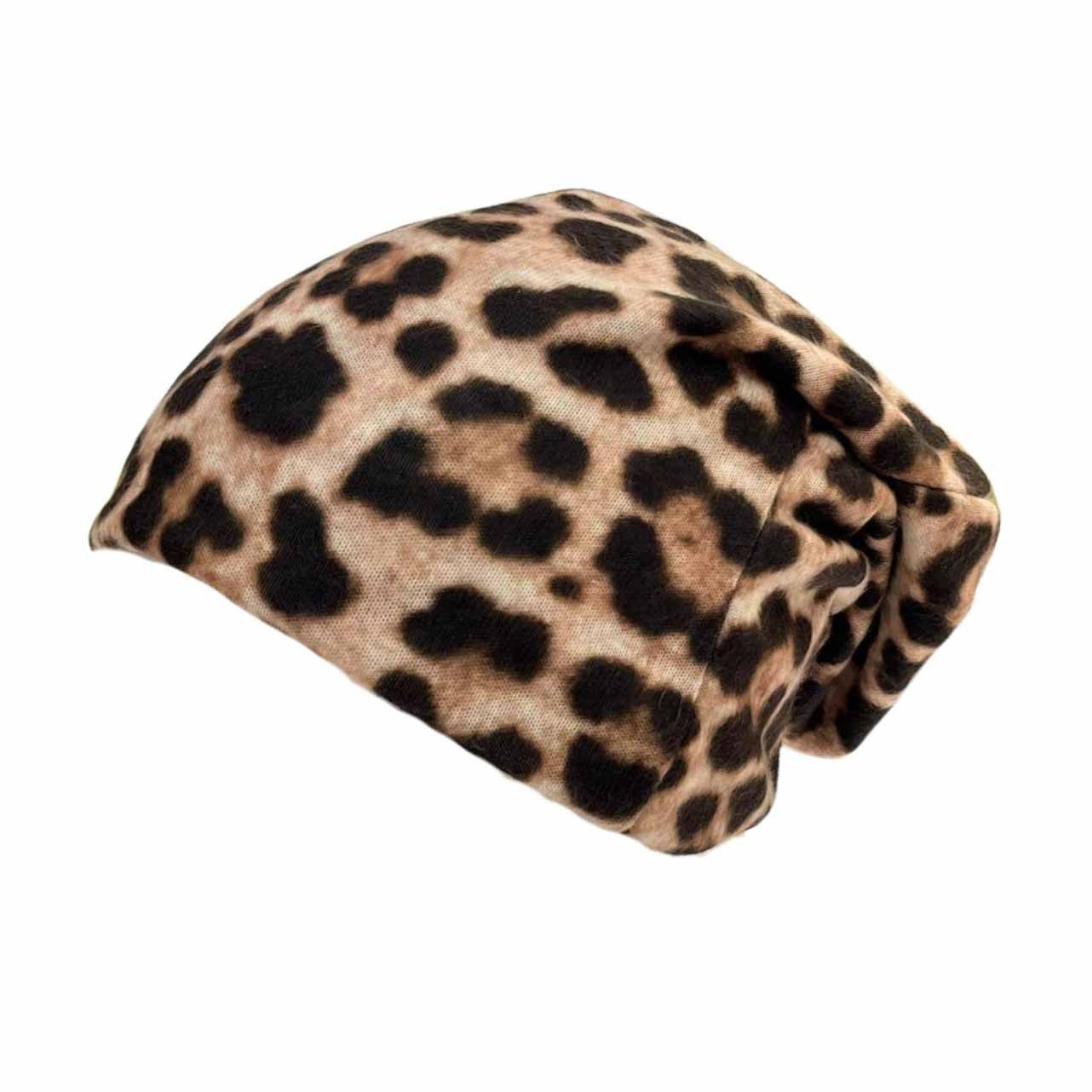 ITALYSHOP24 Beanie Made in Italy Damen Mütze Beanie Leo Muster Wintermütze günstig online kaufen