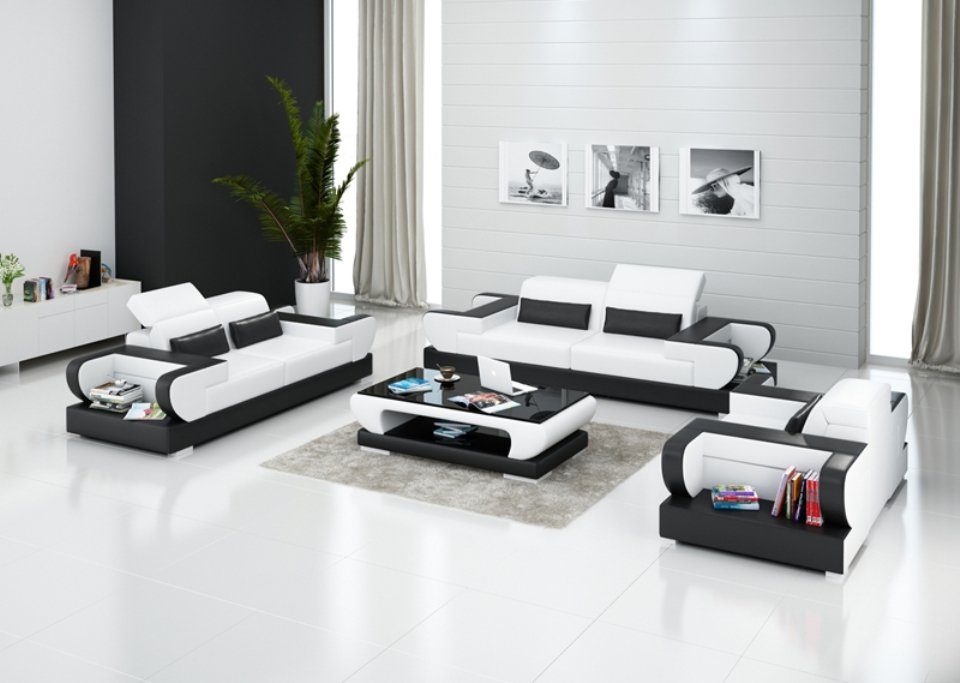 JVmoebel Sofa Beige luxus Wohnlandschaft 3+2+1 Sitzer Garnitur Design Sofas, Made in Europe