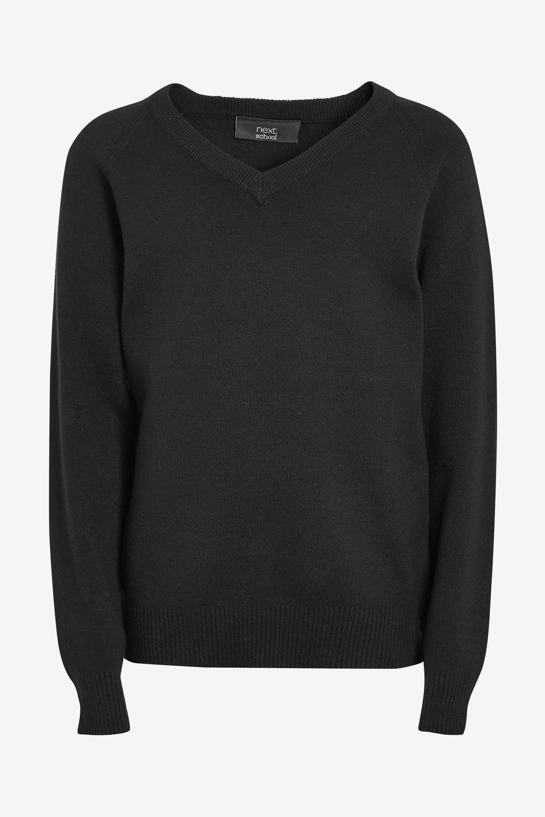 V-Ausschnitt-Pullover Strickpullover mit V-Ausschnitt, 2er Pack