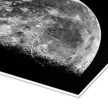 Posterlounge Forex-Bild NASA, Der Mond, Schlafzimmer Fotografie