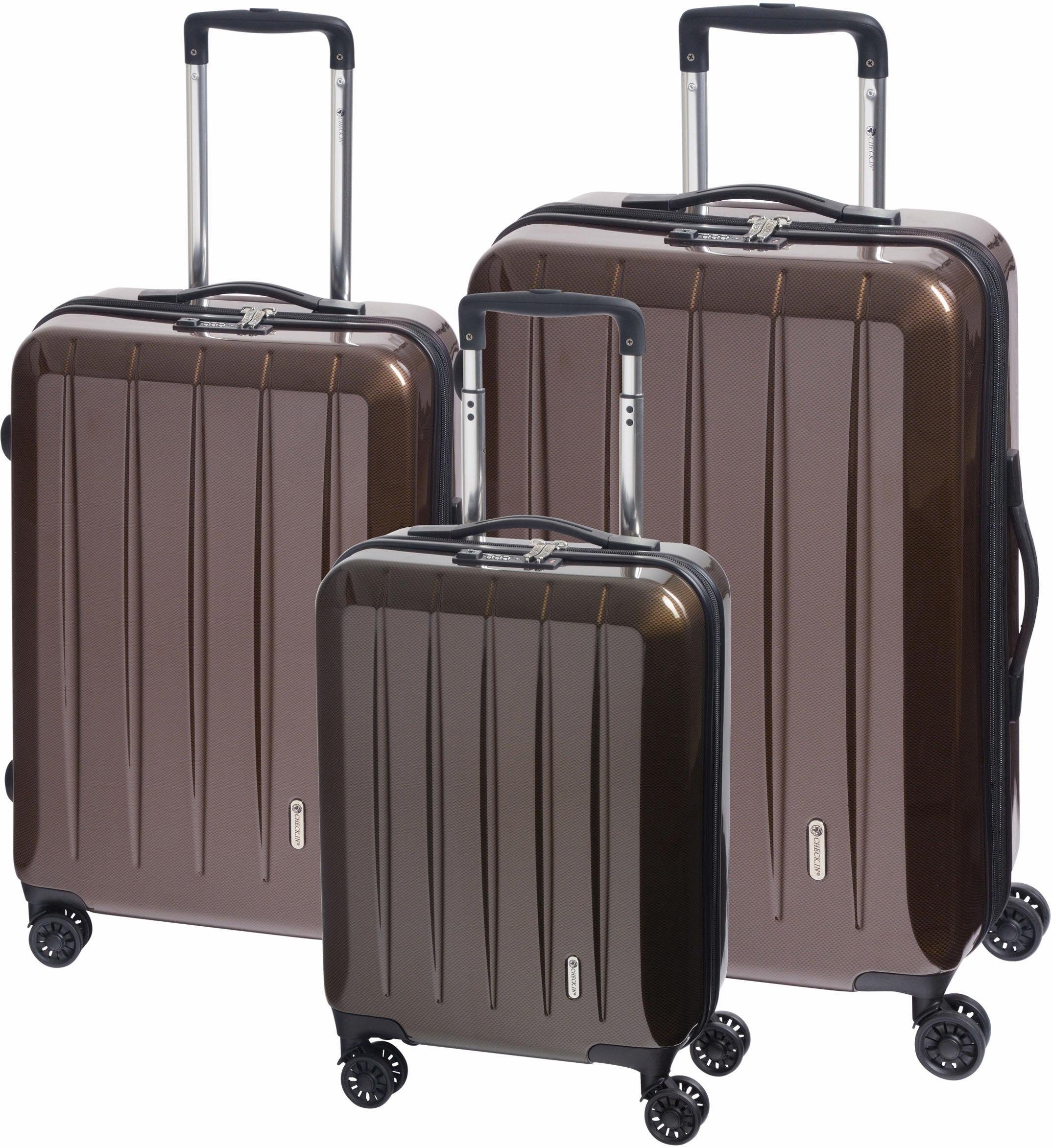 (Set, Rollen, Champagner Carbon 2.0, Trolleyset London CHECK.IN® tlg) 4 3