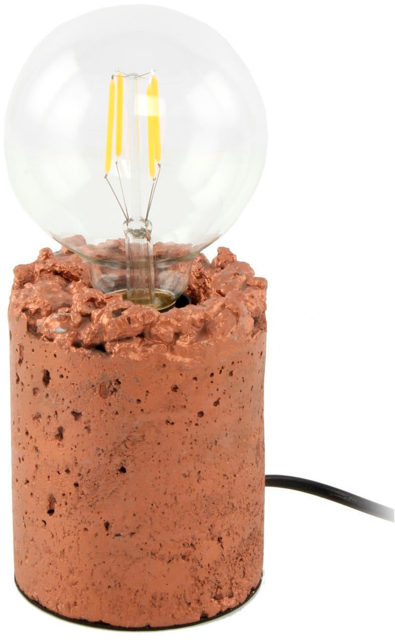 Kayoom Tischleuchte Tischlampe Curacao 525, ohne Leuchtmittel, robust, stabil, Unikat