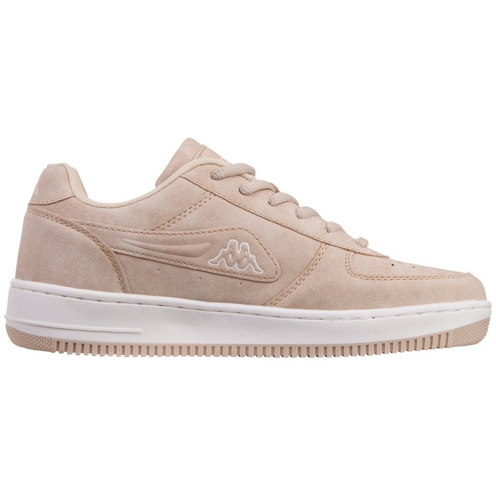 angesagtem Sneaker Retro sand-white Kappa in Look