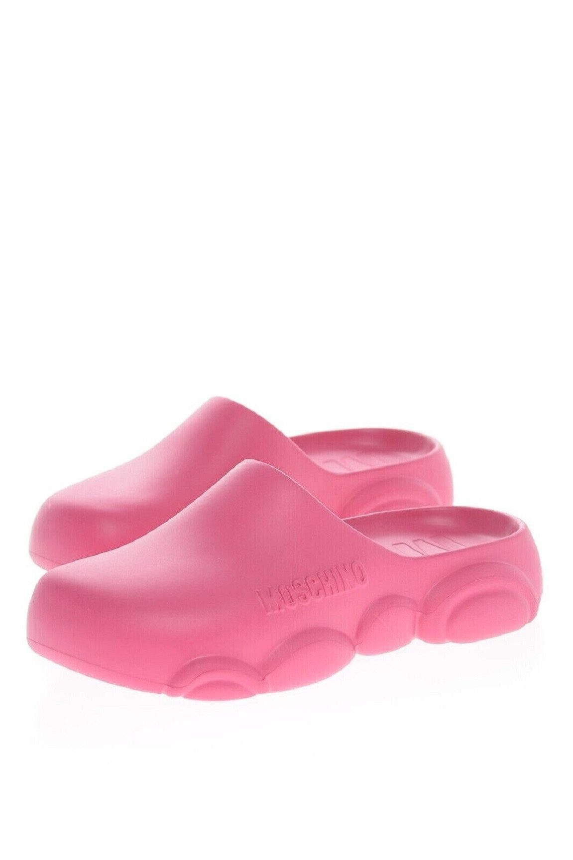 Moschino Moschino Damen Сандалі, MOSCHINO SCARPAD. RUBBER 30 GOMMA Slippers Badepantolette Logo