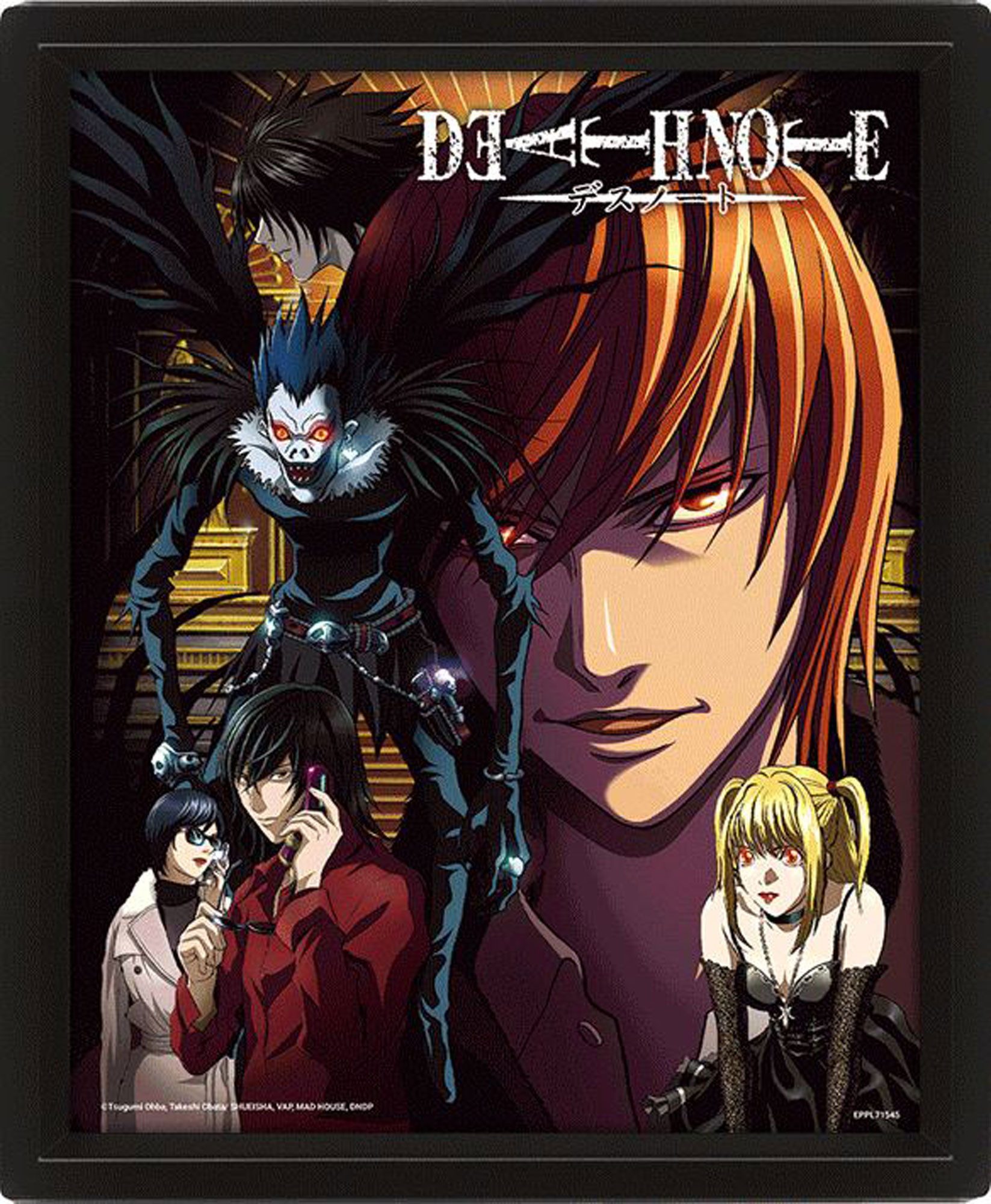 Poster Death Note - 3D Плакат A4 - Connected By Fate