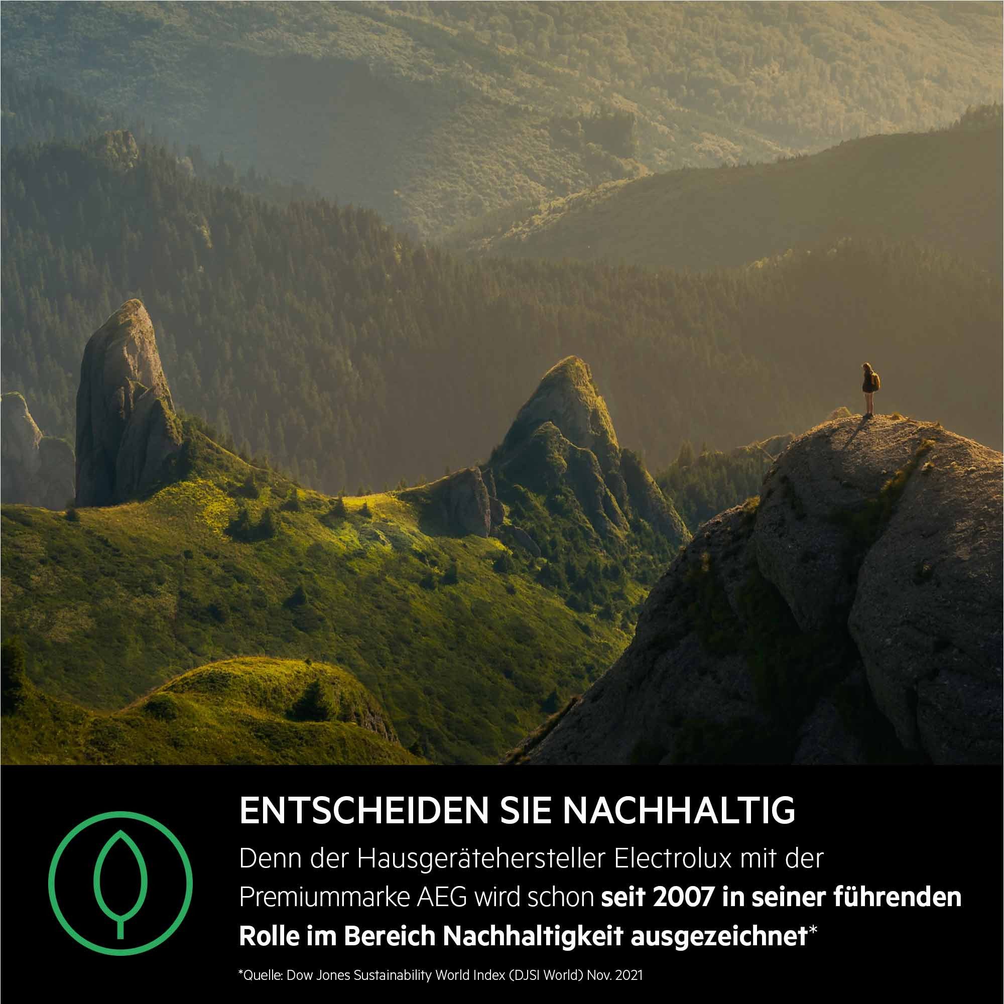 AEG Waschtrockner 6000 ProSense® LWK6A50680, 8 kg, 4 kg, 1600 U/min, Wash-to-Dry: Per Knopdruck Waschen und Trocknen in einem Durchgang