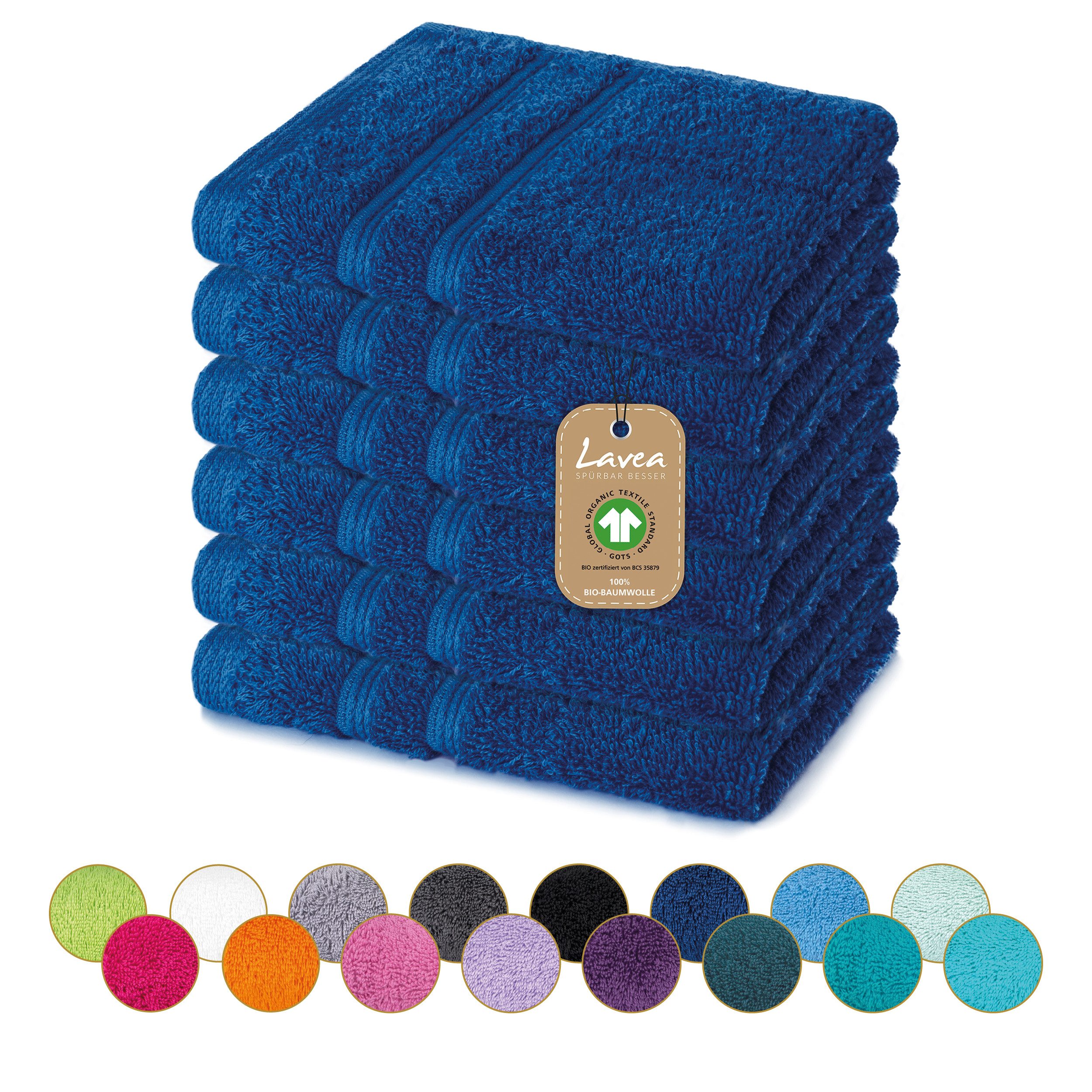 Lavea Seiftuch Bali Seiftücher, Waschlappen Frottee 30x30 cm, Weiches Bio-B günstig online kaufen