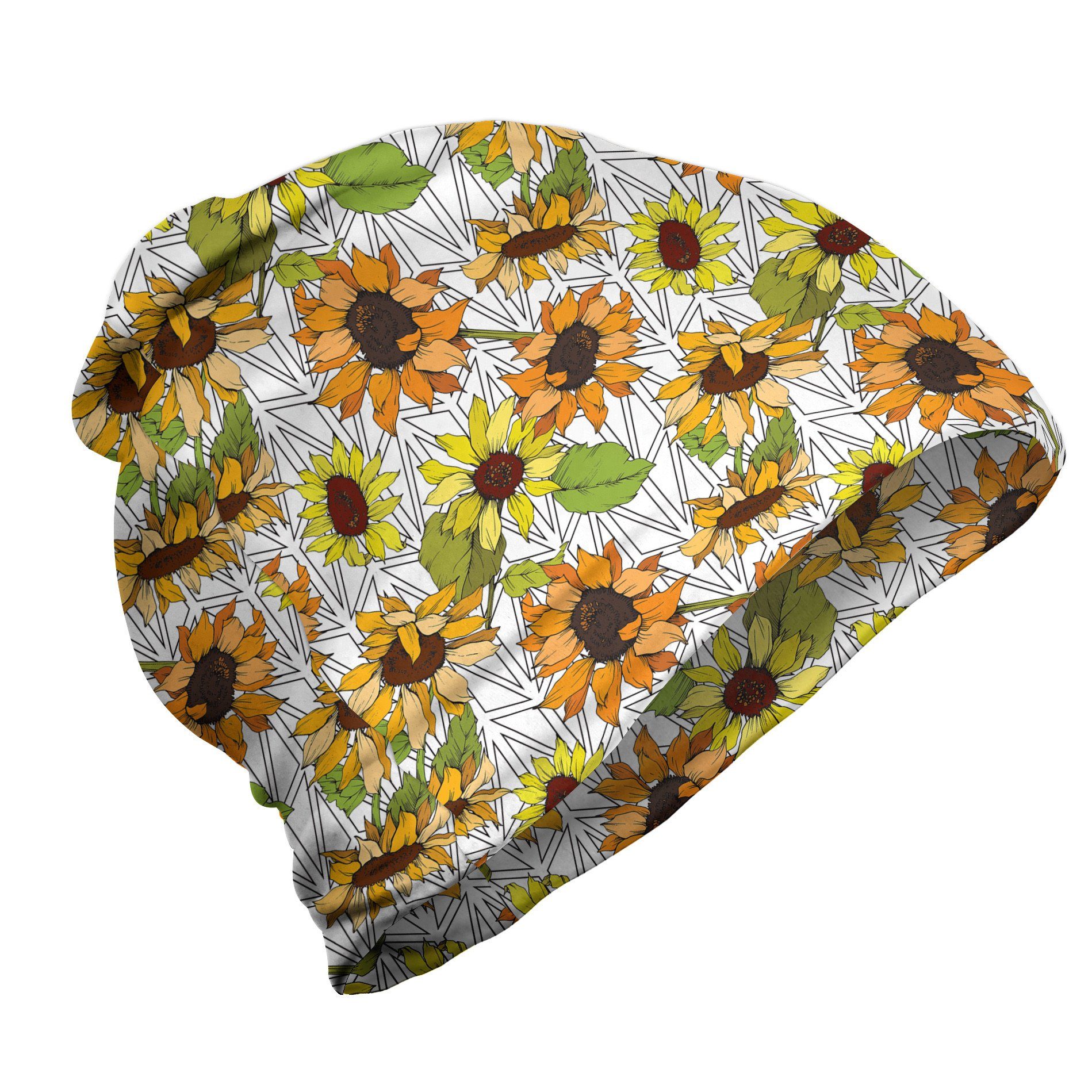 Wandern Freien und Sunflowers Gelb Orange Beanie Abakuhaus im