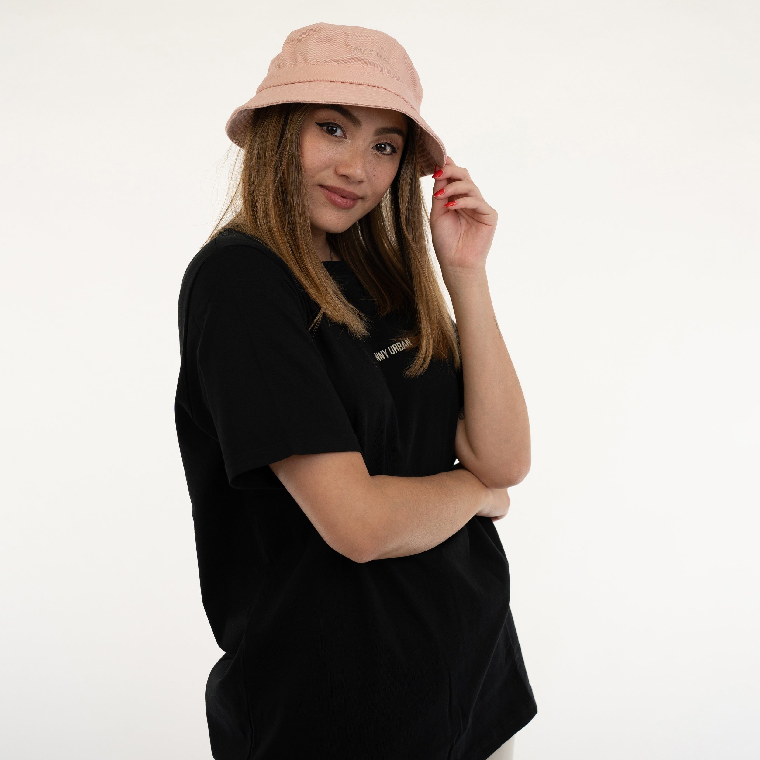 Fischerhut Urban Fischerhut Teenager Herren Hat Unisex Gill Größenverstellbar, Bucket Damen rosa Johnny