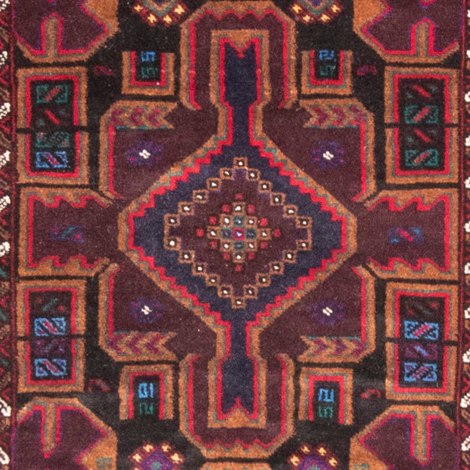 Medaillon mm, Rosso scuro morgenland, Höhe: Handgeknüpft rechteckig, Hochflor-Läufer x cm, 8 106 Belutsch 190