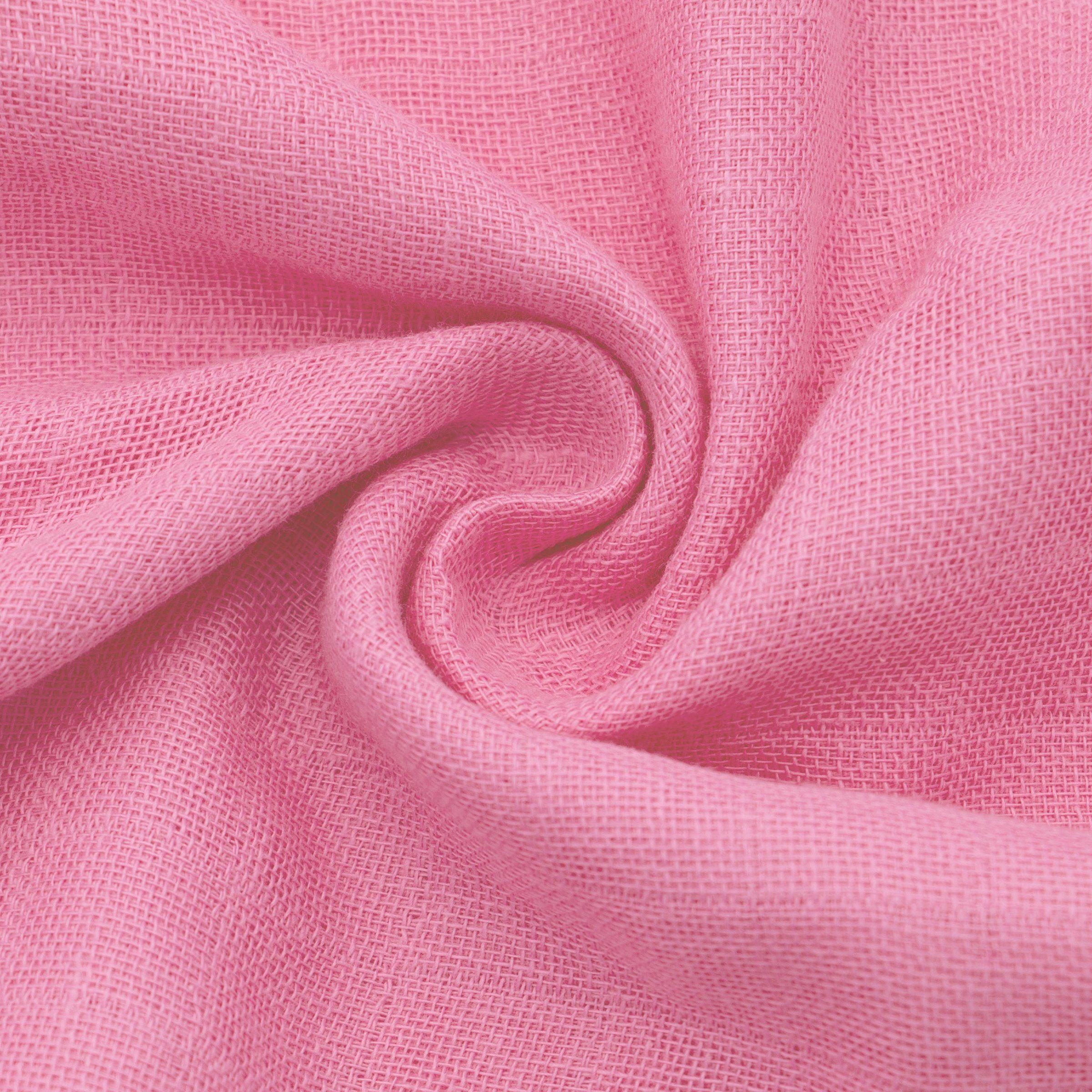 Baumwolle rosa Geschenk-Set), ZOLLNER (10-tlg., 70x70 Spucktuch, 100% cm,