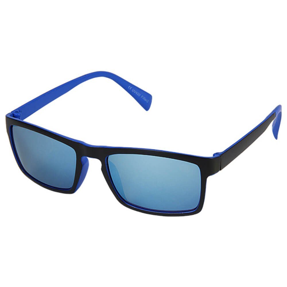 Retrosonnenbrille Retro Sonnenbrille und UV Design Damen Blau angenehmes Vintage Goodman Tragegefühl. Form: Herren Schutz