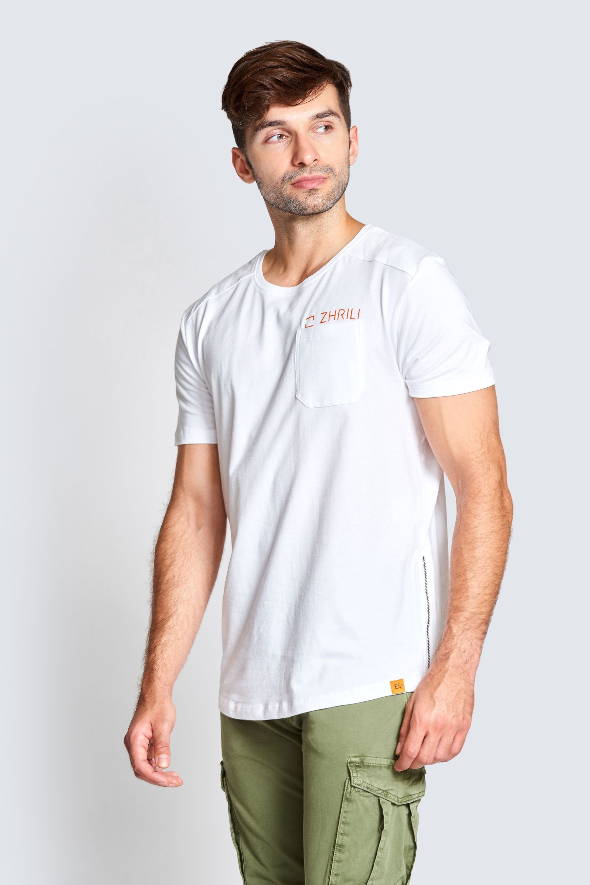 Zhrill Longshirt SANDRO White (0-tlg) T-Shirt